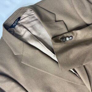 Jos. A. Bank Wool Cashmere Sport Coat Blazer Jacket Men's 43R Camel/Chocolate